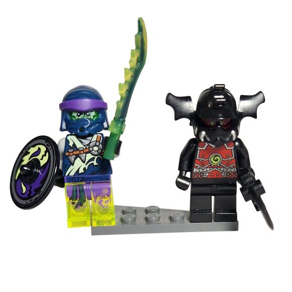 Lego Ninjago Soul Archer And Stone Army Swordsman Minifigure Lot Pre-owned - Picture 1 of 5